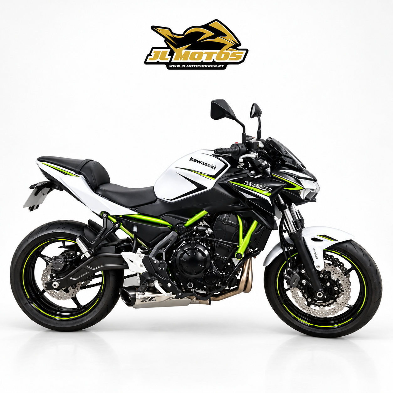 Kawasaki Z 2020 verde à venda na JL Motos Braga